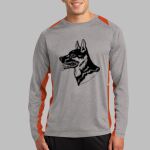 Long Sleeve Heather Colorblock Contender ™ Tee Thumbnail