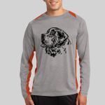 Long Sleeve Heather Colorblock Contender ™ Tee Thumbnail