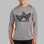 Long Sleeve Heather Colorblock Contender ™ Tee Thumbnail