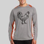 Long Sleeve Heather Colorblock Contender ™ Tee Thumbnail