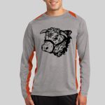 Long Sleeve Heather Colorblock Contender ™ Tee Thumbnail