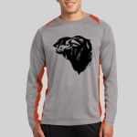 Long Sleeve Heather Colorblock Contender ™ Tee Thumbnail