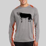 Long Sleeve Heather Colorblock Contender ™ Tee Thumbnail