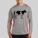 Long Sleeve Heather Colorblock Contender ™ Tee Thumbnail