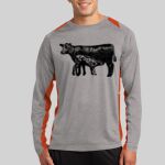 Long Sleeve Heather Colorblock Contender ™ Tee Thumbnail
