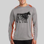 Long Sleeve Heather Colorblock Contender ™ Tee Thumbnail