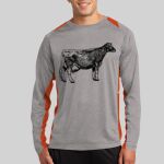 Long Sleeve Heather Colorblock Contender ™ Tee Thumbnail