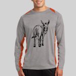 Long Sleeve Heather Colorblock Contender ™ Tee Thumbnail