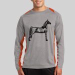 Long Sleeve Heather Colorblock Contender ™ Tee Thumbnail