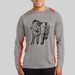 Long Sleeve Heather Colorblock Contender ™ Tee Thumbnail