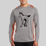 Long Sleeve Heather Colorblock Contender ™ Tee Thumbnail