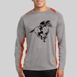 Long Sleeve Heather Colorblock Contender ™ Tee Thumbnail