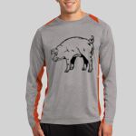 Long Sleeve Heather Colorblock Contender ™ Tee Thumbnail