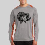 Long Sleeve Heather Colorblock Contender ™ Tee Thumbnail