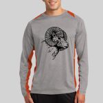 Long Sleeve Heather Colorblock Contender ™ Tee Thumbnail