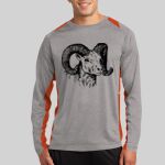 Long Sleeve Heather Colorblock Contender ™ Tee Thumbnail