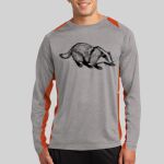 Long Sleeve Heather Colorblock Contender ™ Tee Thumbnail