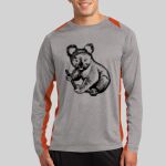 Long Sleeve Heather Colorblock Contender ™ Tee Thumbnail