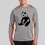 Long Sleeve Heather Colorblock Contender ™ Tee Thumbnail