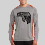 Long Sleeve Heather Colorblock Contender ™ Tee Thumbnail