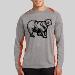 Long Sleeve Heather Colorblock Contender ™ Tee Thumbnail