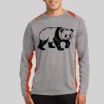 Long Sleeve Heather Colorblock Contender ™ Tee Thumbnail