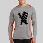 Long Sleeve Heather Colorblock Contender ™ Tee Thumbnail