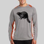 Long Sleeve Heather Colorblock Contender ™ Tee Thumbnail