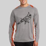 Long Sleeve Heather Colorblock Contender ™ Tee Thumbnail