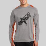 Long Sleeve Heather Colorblock Contender ™ Tee Thumbnail