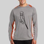 Long Sleeve Heather Colorblock Contender ™ Tee Thumbnail