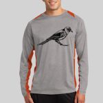 Long Sleeve Heather Colorblock Contender ™ Tee Thumbnail