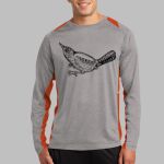 Long Sleeve Heather Colorblock Contender ™ Tee Thumbnail