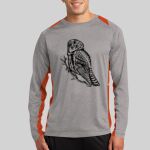 Long Sleeve Heather Colorblock Contender ™ Tee Thumbnail