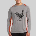 Long Sleeve Heather Colorblock Contender ™ Tee Thumbnail