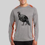 Long Sleeve Heather Colorblock Contender ™ Tee Thumbnail