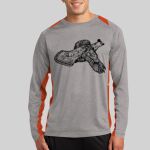 Long Sleeve Heather Colorblock Contender ™ Tee Thumbnail