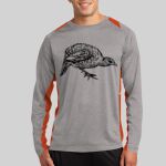 Long Sleeve Heather Colorblock Contender ™ Tee Thumbnail