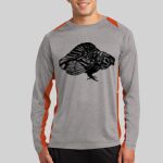 Long Sleeve Heather Colorblock Contender ™ Tee Thumbnail