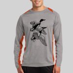 Long Sleeve Heather Colorblock Contender ™ Tee Thumbnail