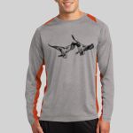 Long Sleeve Heather Colorblock Contender ™ Tee Thumbnail