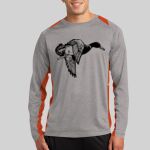 Long Sleeve Heather Colorblock Contender ™ Tee Thumbnail