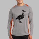 Long Sleeve Heather Colorblock Contender ™ Tee Thumbnail