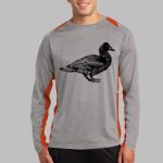 Long Sleeve Heather Colorblock Contender ™ Tee Thumbnail