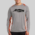 Long Sleeve Heather Colorblock Contender ™ Tee Thumbnail