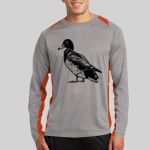 Long Sleeve Heather Colorblock Contender ™ Tee Thumbnail