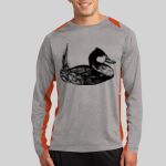 Long Sleeve Heather Colorblock Contender ™ Tee Thumbnail