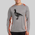 Long Sleeve Heather Colorblock Contender ™ Tee Thumbnail