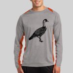 Long Sleeve Heather Colorblock Contender ™ Tee Thumbnail