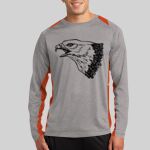 Long Sleeve Heather Colorblock Contender ™ Tee Thumbnail